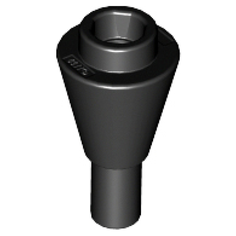 Kegel 1x1 omgekeerd met staaf (ijshoorn) Black